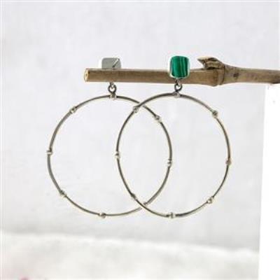 925 Sterling Silver Long Dangle Hoop Earring Jewelry For Girls