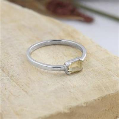 Natural Gemstone Dainty Handmade Sterling Silver Ring Bulk Jewelry