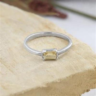 Natural Gemstone Dainty Handmade Sterling Silver Ring Bulk Jewelry