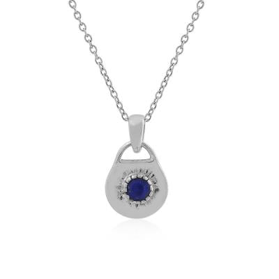 925 Sterling Silver Sun Design Dainty Lock Pendant Jewelry