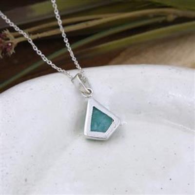 Buy Unique 925 Sterling Silver Rhombus Shaped Pendant Necklaces Jewellery