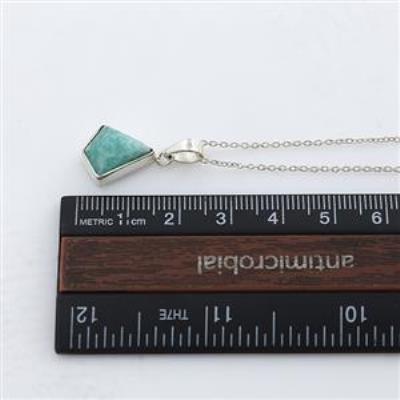 Buy Unique 925 Sterling Silver Rhombus Shaped Pendant Necklaces Jewellery
