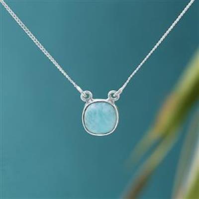 Natural Stone 925 Silver Handmade Necklace Jewellery