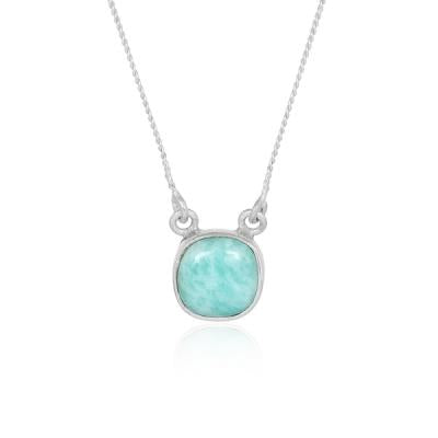 Natural Stone 925 Silver Handmade Necklace Jewellery