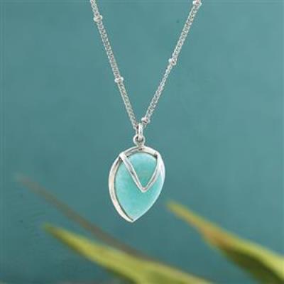 Everyday wear 925 Sterling Silver Tear Drop Pendant Necklace Jewelry