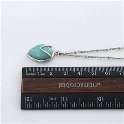 Everyday wear 925 Sterling Silver Tear Drop Pendant Necklace Jewelry