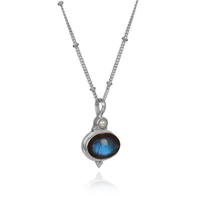 Natural Double Gemstone Nature Inspired Handmade Pendants Jewellery