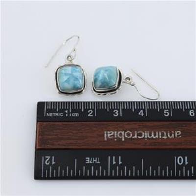 Natural Cushion Shape Gemstone 925 Sterling Silver Dangle Earring Manufacturer