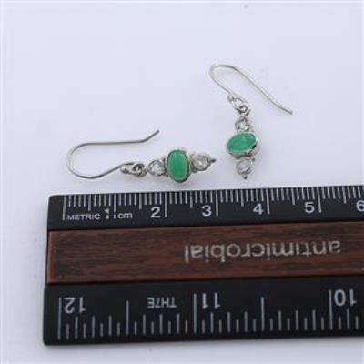 925 Sterling Silver Gemstone Handmade Dangle Earring