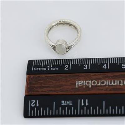 Oval 925 Sterling Silver Double Band 925 Sterling Silver Ring Handmade Jewelry