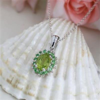 925 Sterling Silver Flower Design Necklace Handmade Jewelry