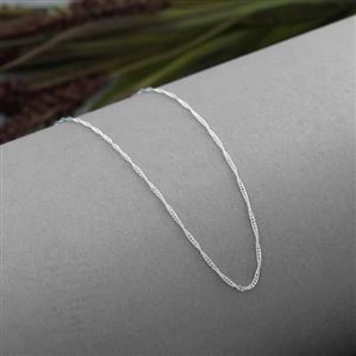 Stylish 925 Sterling Silver Delicate Rope Chain Fine Jewelry