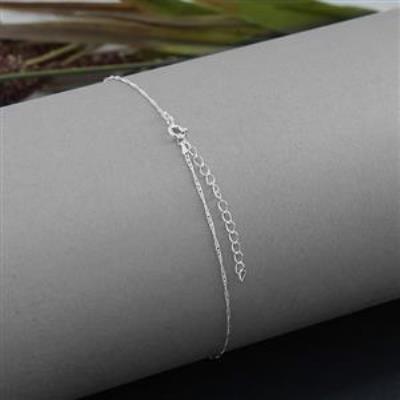 Stylish 925 Sterling Silver Delicate Rope Chain Fine Jewelry