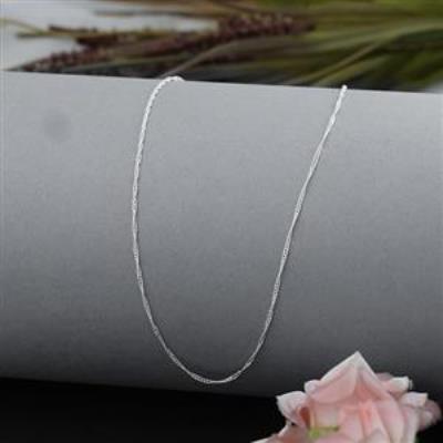 Stylish 925 Sterling Silver Delicate Rope Chain Fine Jewelry