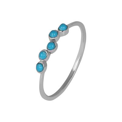 925 Sterling Silver Wave Minimalistic Delicate Band Ring Jewelry