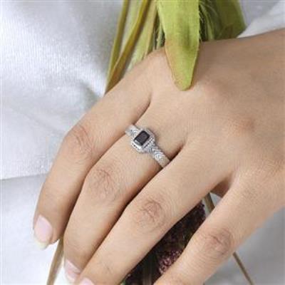 925 Sterling Silver Textured Chevron Design Band Ring Handcrafted Birthstone Jewellery
