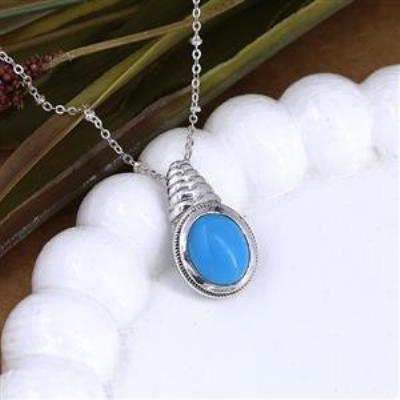 925 Sterling Silver Genuine Gemstone Designer Necklace Women Jewelry