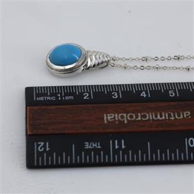 925 Sterling Silver Genuine Gemstone Designer Necklace Women Jewelry
