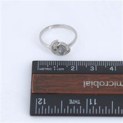 Minimalist Oval Moon Design Gemstone Handmade 925 Sterling Silver Ring Jewelry