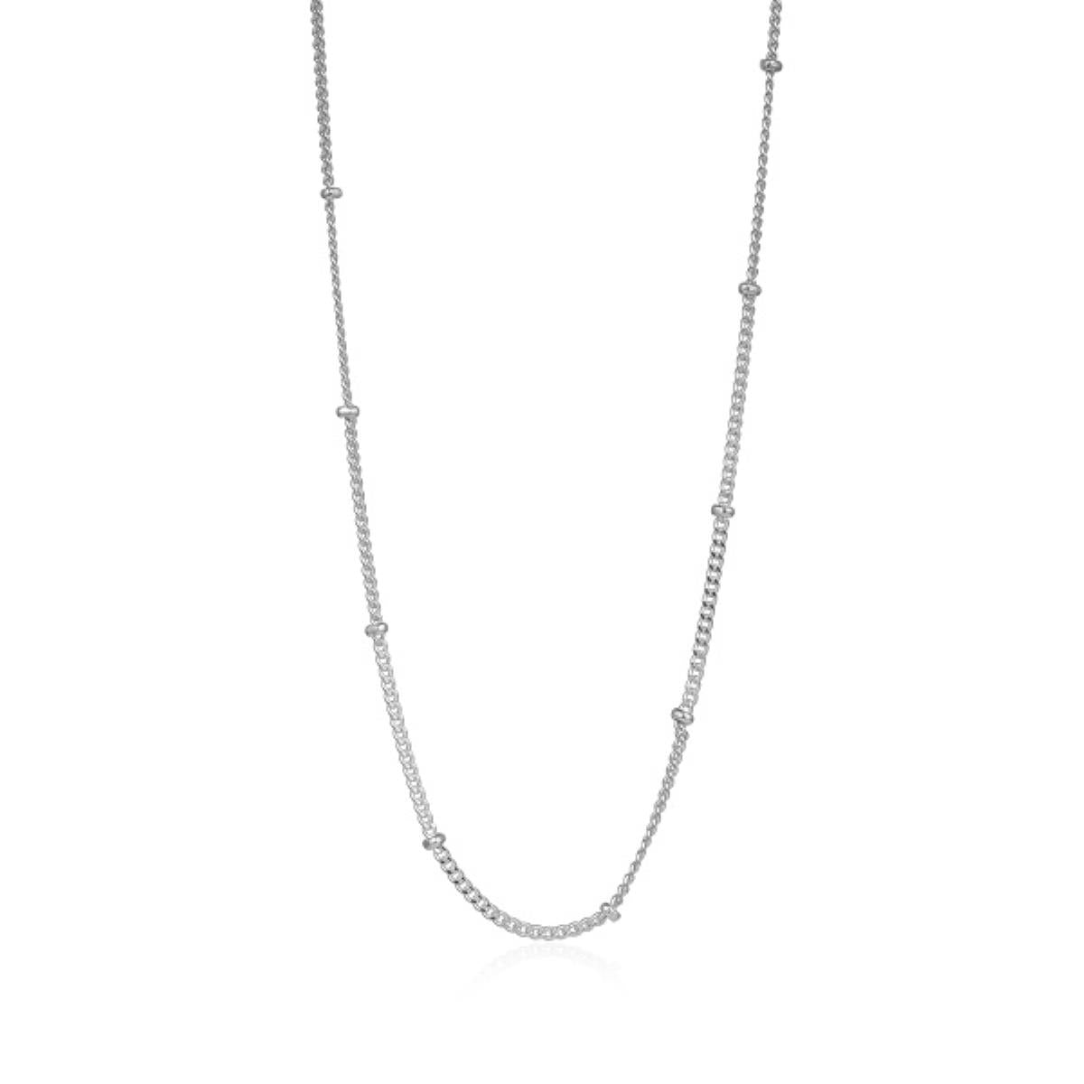 925 Sterling Silver Unique Box Ball Chain Fine Jewelry