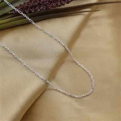 925 Sterling Silver Stylish Alternating Link Chain Jewellery