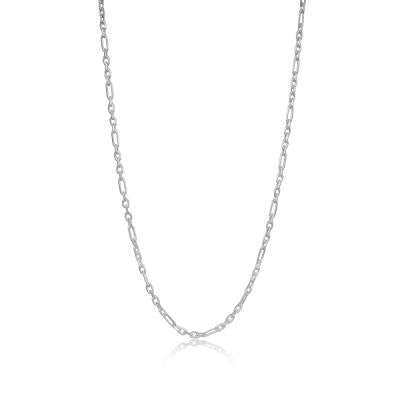 925 Sterling Silver Stylish Alternating Link Chain Jewellery