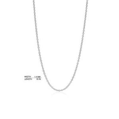 Buy 925 Sterling Silver Stylish Cable Chain Fine Jewelry
