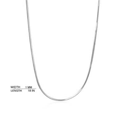 Pure 925 Sterling Silver Long Snake Chain Necklace Fine Jewellery