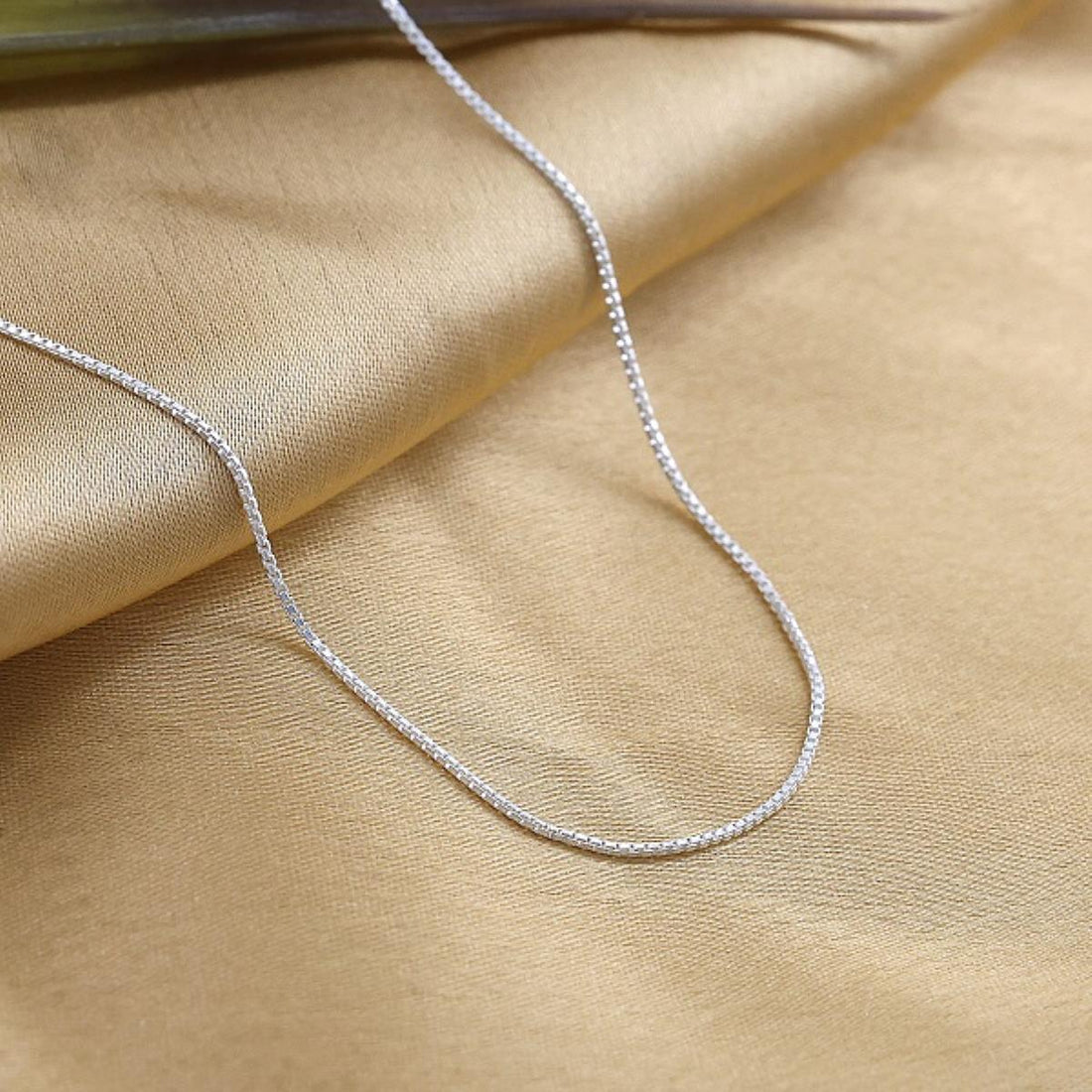 Preciously 925 Sterling Silver Venetian Box Chain For Pendant