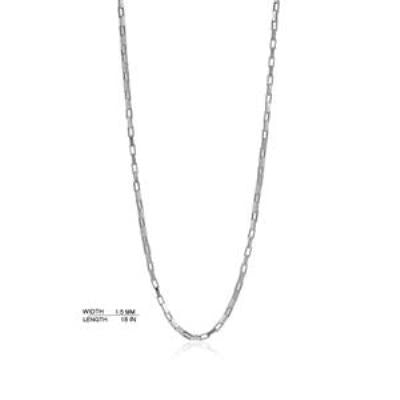 925 Sterling Silver Rectangle Link Box Chain Bulk Jewelry