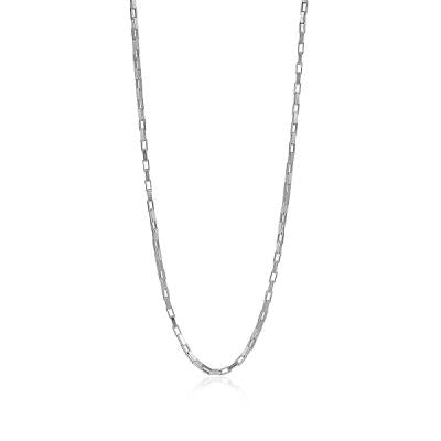925 Sterling Silver Rectangle Link Box Chain Bulk Jewelry