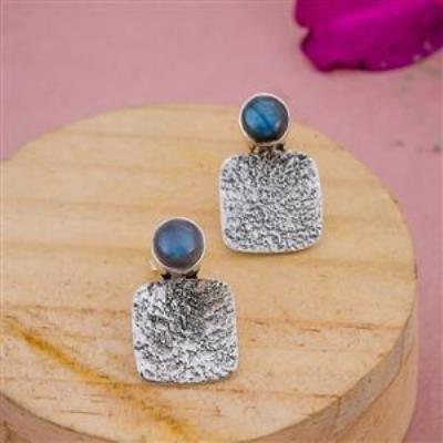 925 Sterling Silver Labradorite Earring Wholesale Jewelry Supplier