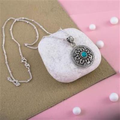 Vintage Look Sterling Silver Turquoise Earring Jewelry