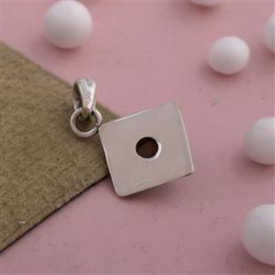 Vintage Sterling Silver Rhodochrosite Pendant