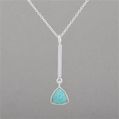925 Silver Amazonite Necklace jewelry wholesale supplier