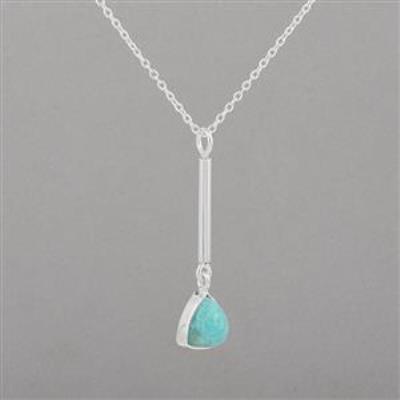 925 Silver Amazonite Necklace jewelry wholesale supplier