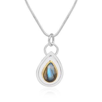 Labradorite Pendant in 925 sterling silver